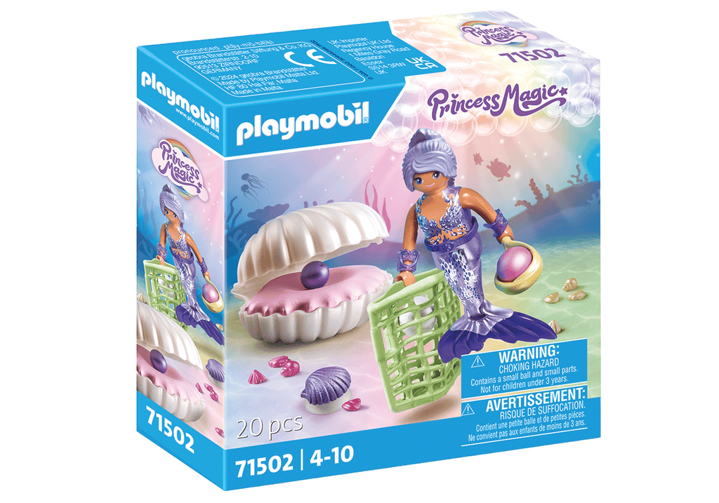MERMAID WITH A PEARL IN A SHELL - PLAYMOBIL MERMAIDS (PM71502)