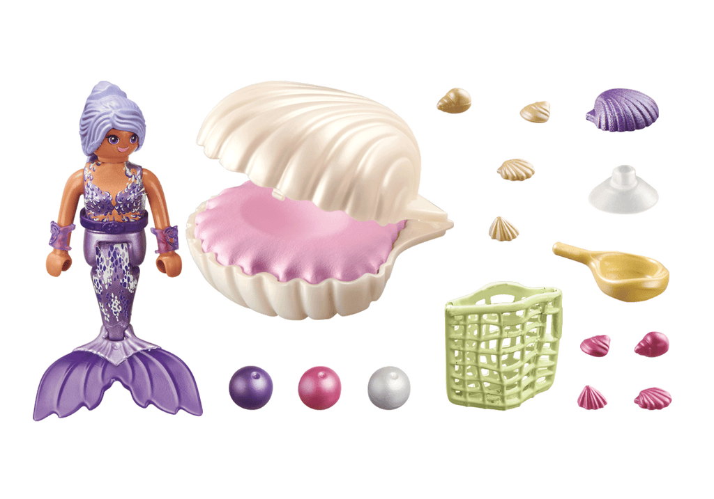 MERMAID WITH A PEARL IN A SHELL - PLAYMOBIL MERMAIDS (PM71502)