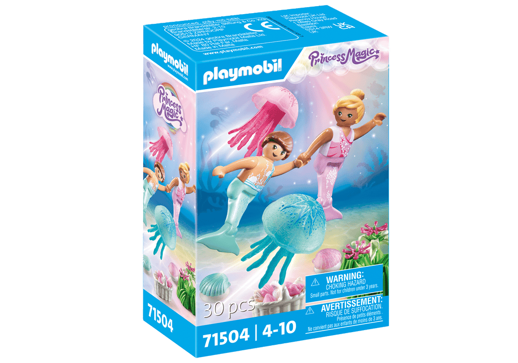 CHILDREN MERMAIDS WITH JELLYFISH - PLAYMOBIL MERMAIDS (PM71504)