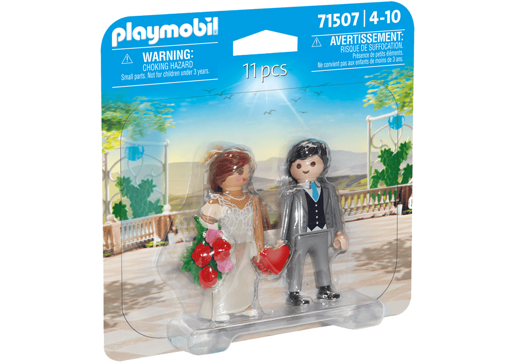 SET OF 2 WEDDING COUPLE FIGURES - PLAYMOBIL WEDDING (PM71507)
