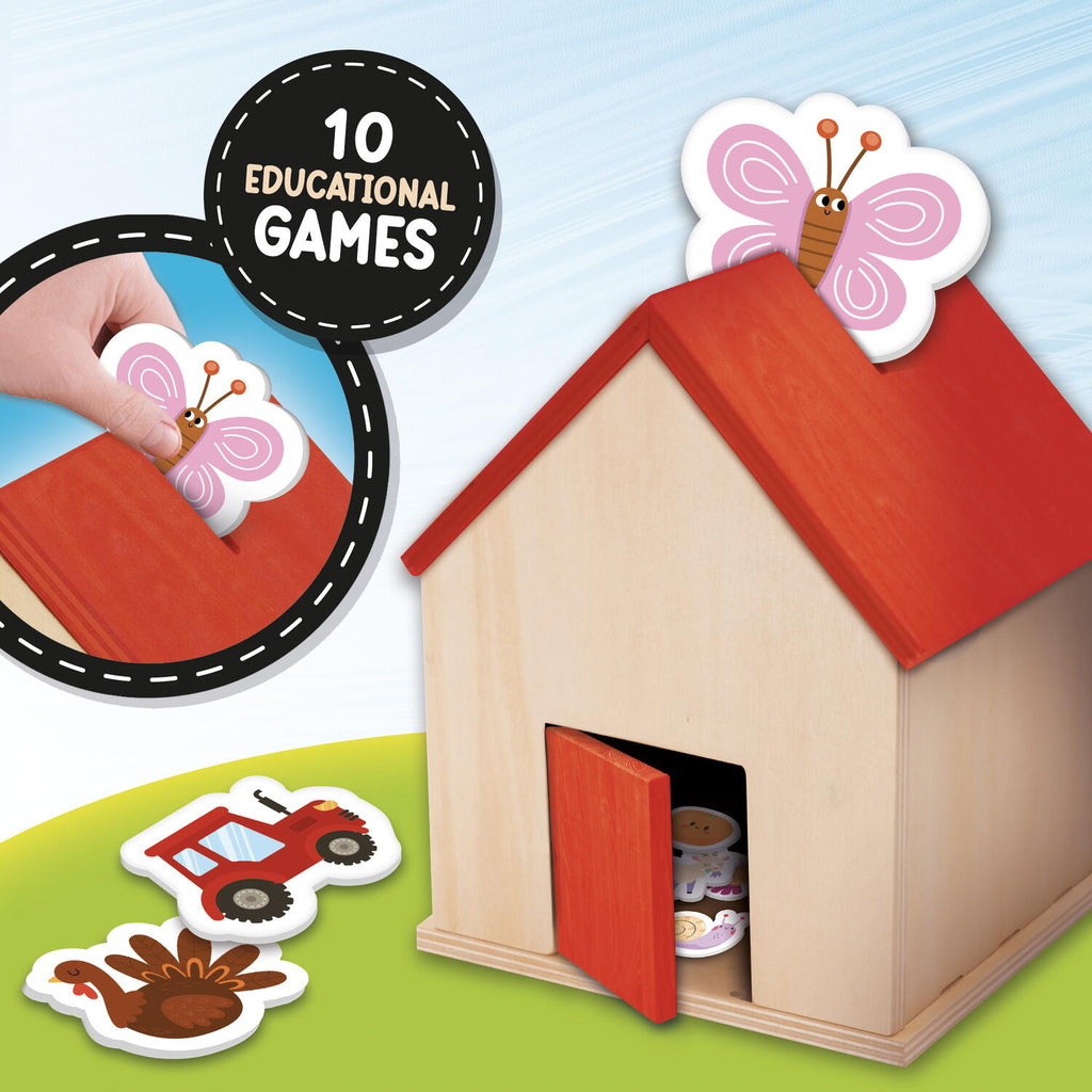 JOC MONTESSORI DIN LEMN - LA FERMA - LISCIANI (L105403)