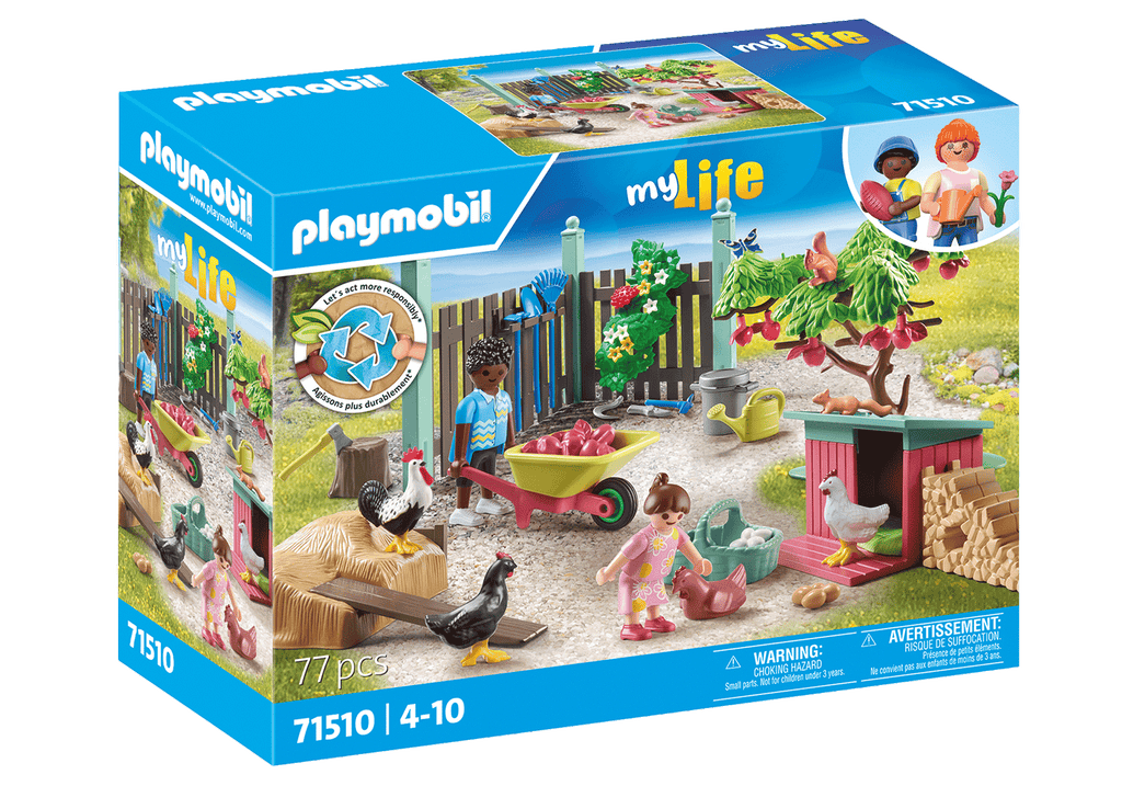 MICA FERMA DE PUI DIN GRADINA CASUTEI - PLAYMOBIL TINY HOUSE (PM71510)