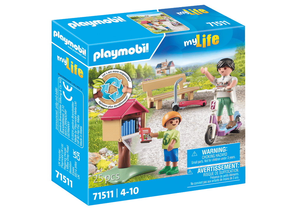 SCHIMB DE CARTI PENTRU PASIONATII DE LECTURA - PLAYMOBIL TINY HOUSE (PM71511)