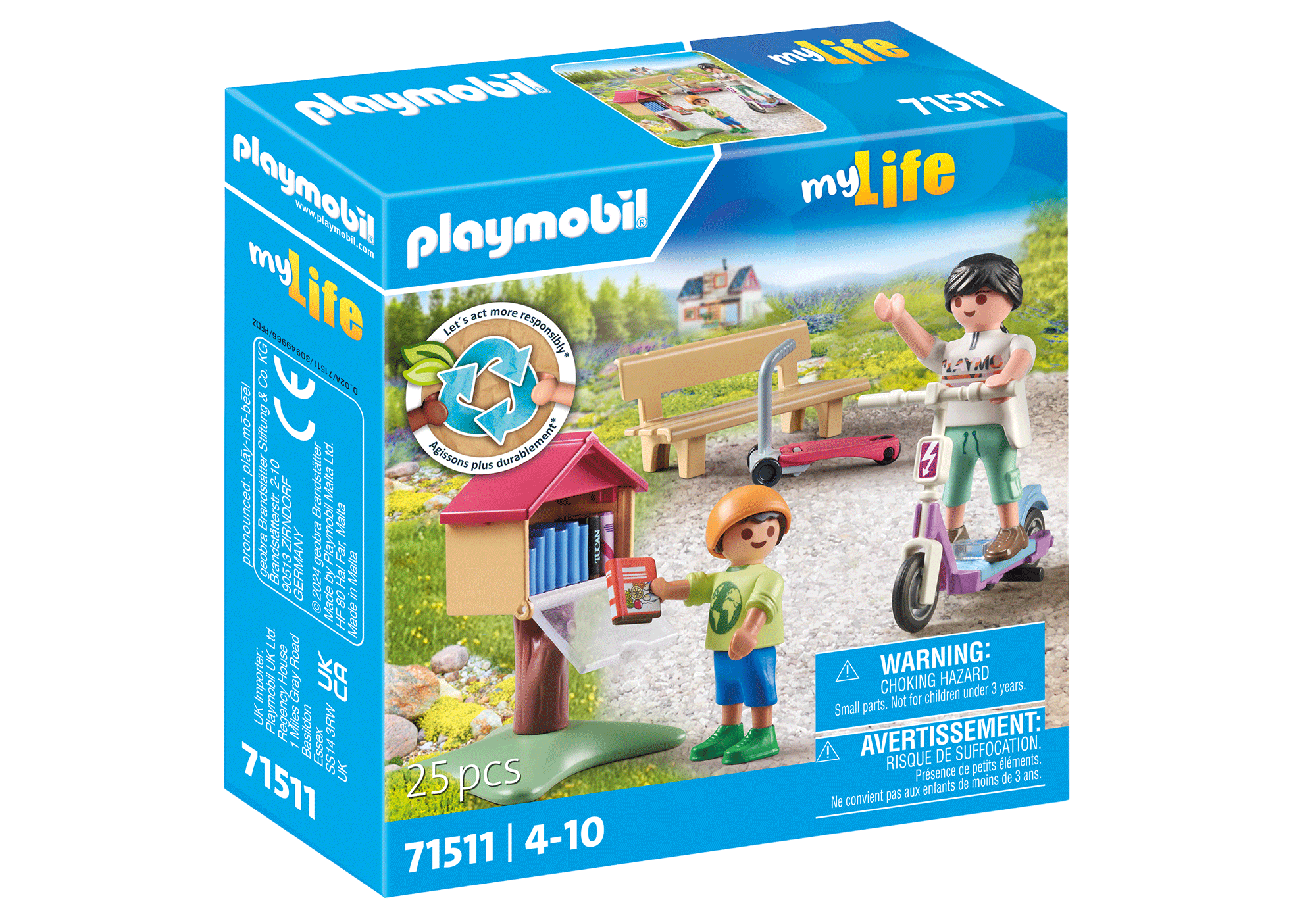 SCHIMB DE CARTI PENTRU PASIONATII DE LECTURA - PLAYMOBIL TINY HOUSE (PM71511)