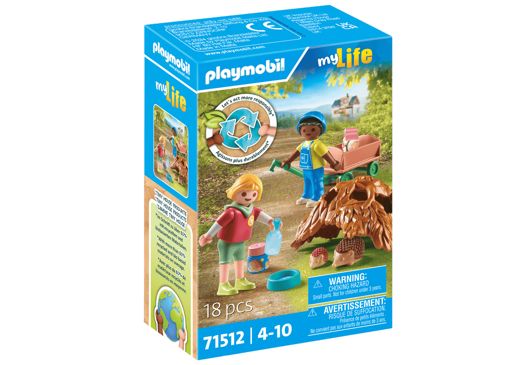 INGRIJIREA FAMILIEI DE ARICI - PLAYMOBIL TINY HOUSE (PM71512)
