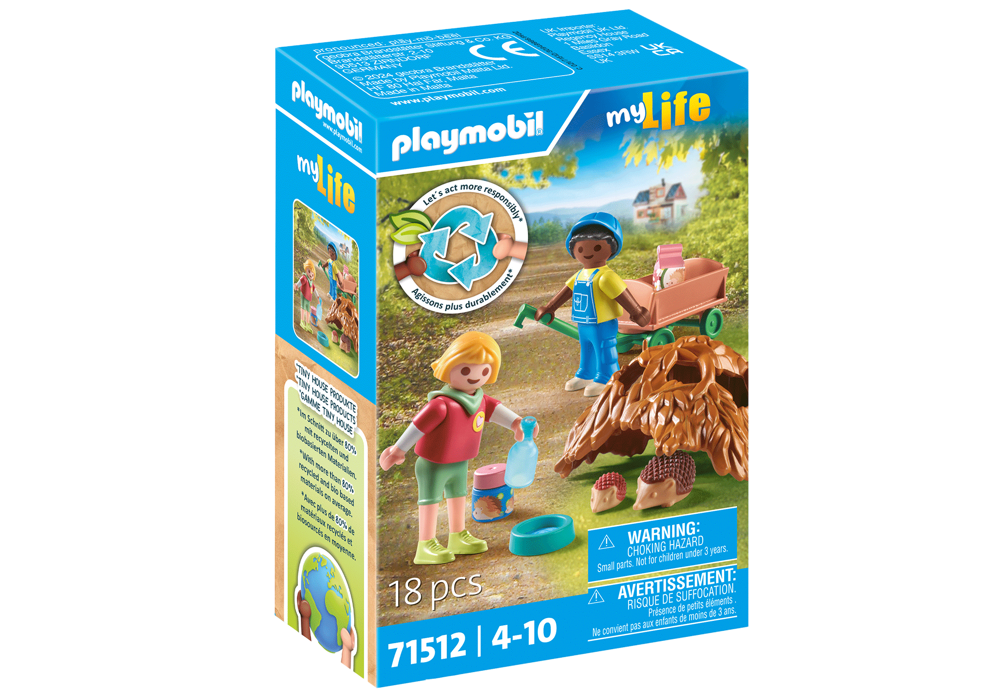 INGRIJIREA FAMILIEI DE ARICI - PLAYMOBIL TINY HOUSE (PM71512)