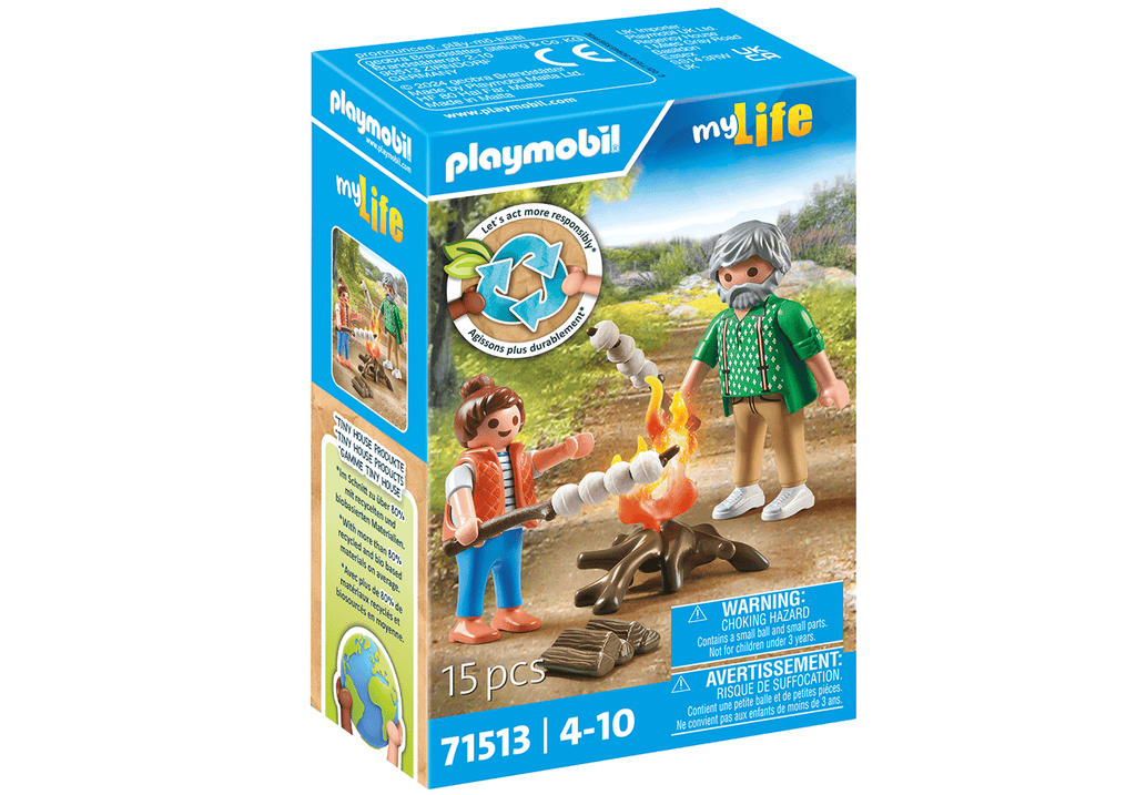 FOC DE TABARA CU BEZELE - PLAYMOBIL TINY HOUSE (PM71513)