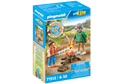 CAMP FIRE WITH MARSHALLS - PLAYMOBIL TINY HOUSE (PM71513)