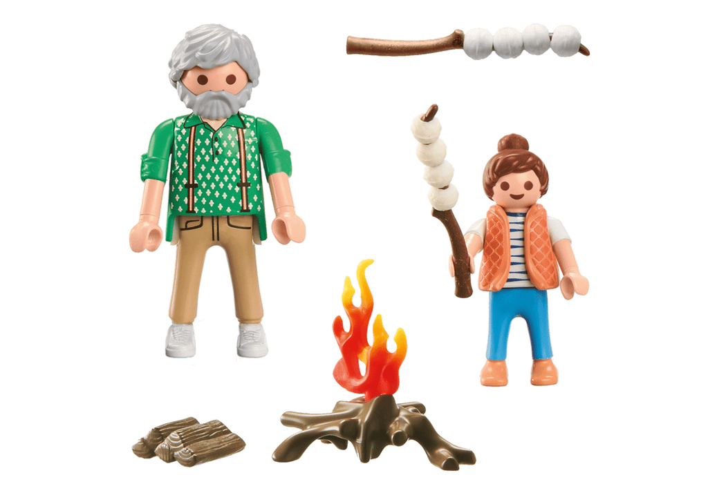 FOC DE TABARA CU BEZELE - PLAYMOBIL TINY HOUSE (PM71513)