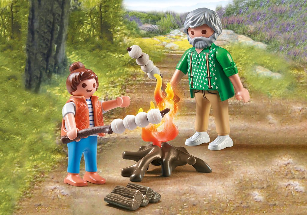 FOC DE TABARA CU BEZELE - PLAYMOBIL TINY HOUSE (PM71513)
