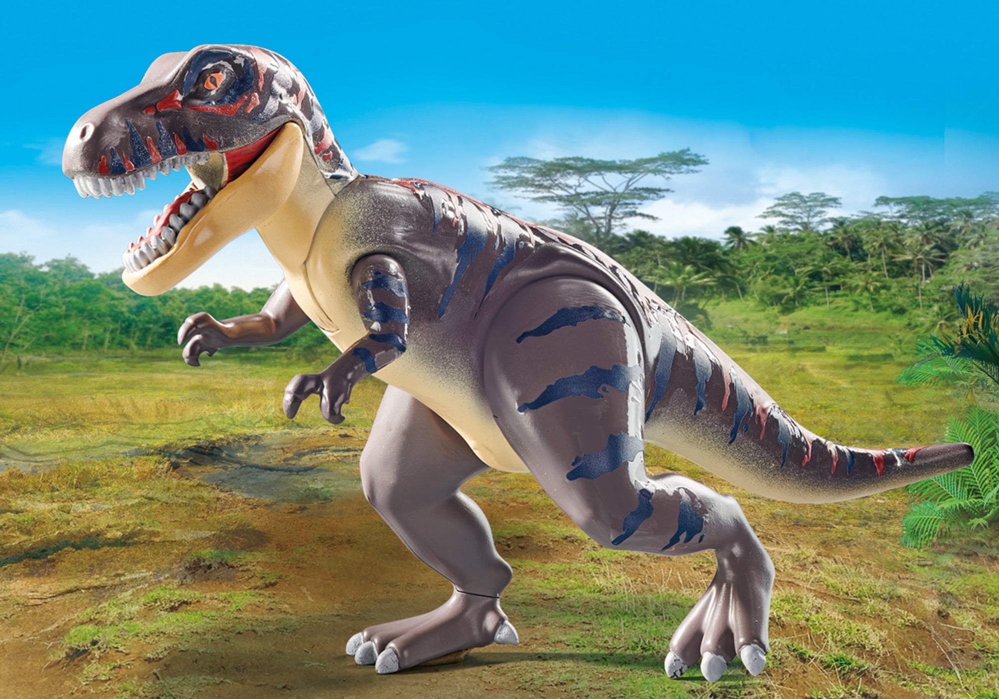 PE URMA LUI T REX - PLAYMOBIL DINOS (PM71524)