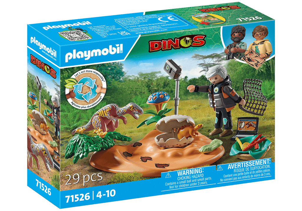 STEGOSAURUS NEST AND EGG HOOD - PLAYMOBIL DINOS (PM71526)