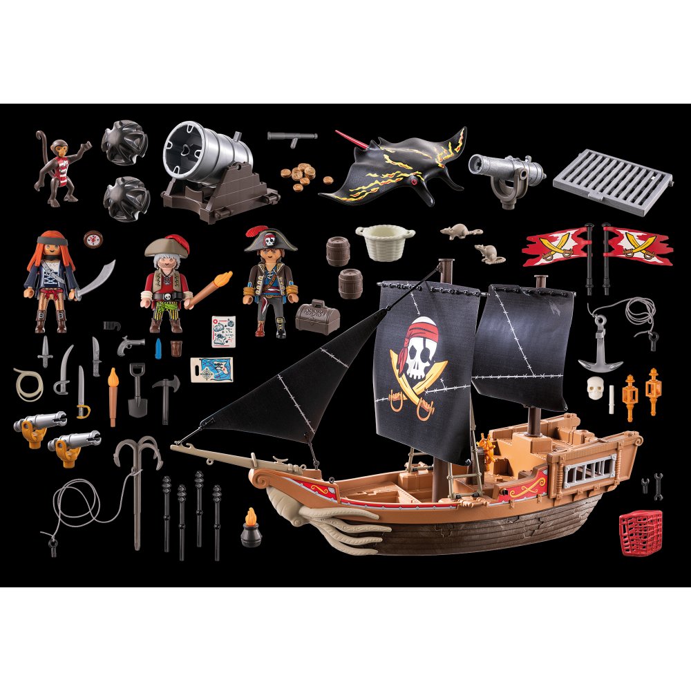 PLAYMOBIL - PIRATES' BIG SHIP - PLAYMOBIL PIRATES (PM71530)