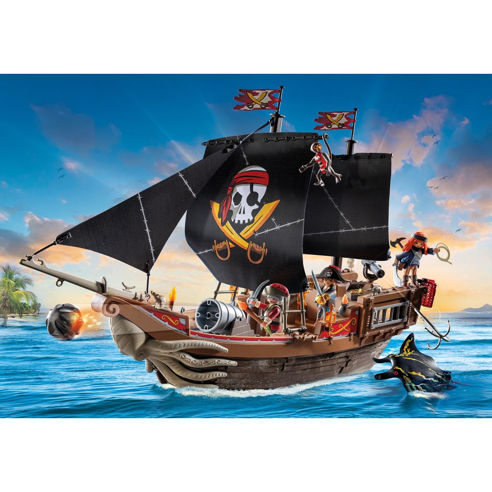 PLAYMOBIL - PIRATES' BIG SHIP - PLAYMOBIL PIRATES (PM71530)