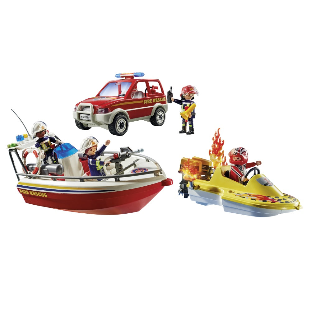 PLAYMOBIL - MISIUNEA POMPIERILOR PE APA - PLAYMOBIL CITY ACTION (PM71569)