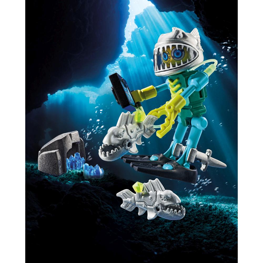 PLAYMOBIL - SCUBA ROBOT FIGURE - PLAYMOBIL FIGURES (PM71585)