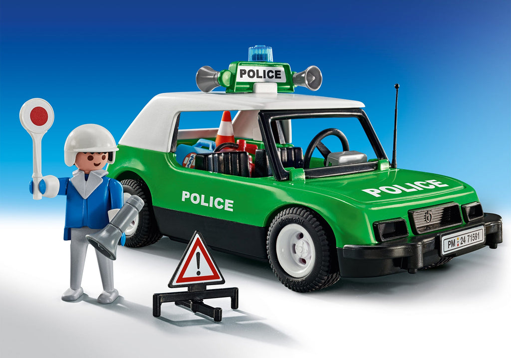 MASINUTA CLASICA DE POLITIE - PLAYMOBIL 50TH ANNIVERSARY (PM71591)