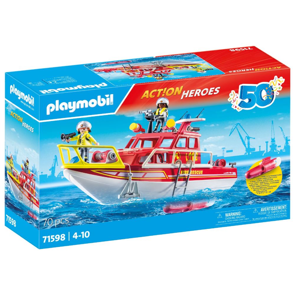 PLAYMOBIL - LIFEBOAT - PLAYMOBIL ACTION HEROS (PM71598)