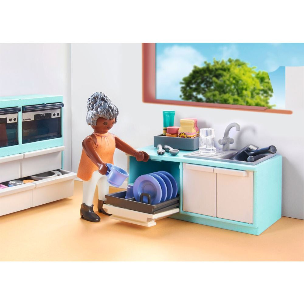 PLAYMOBIL - KITCHEN WITH DINING ROOM - PLAYMOBIL MY LIFE (PM71608)