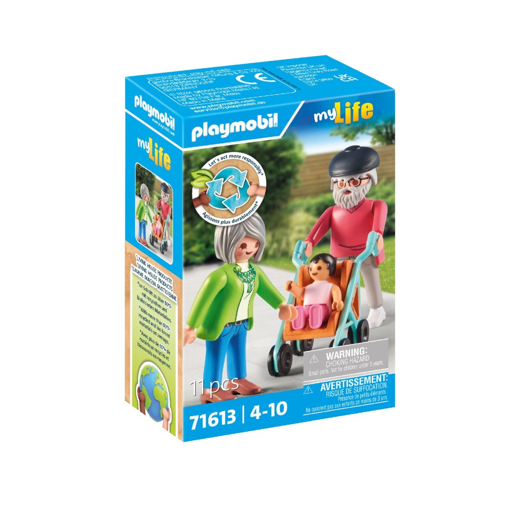 PLAYMOBIL - GRANDPARENTS AND BABY - PLAYMOBIL MY LIFE (PM71613)