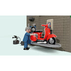 PLAYMOBIL - ATELIER CU VESPA ROSIE - PLAYMOBIL VESPA (PM71620)