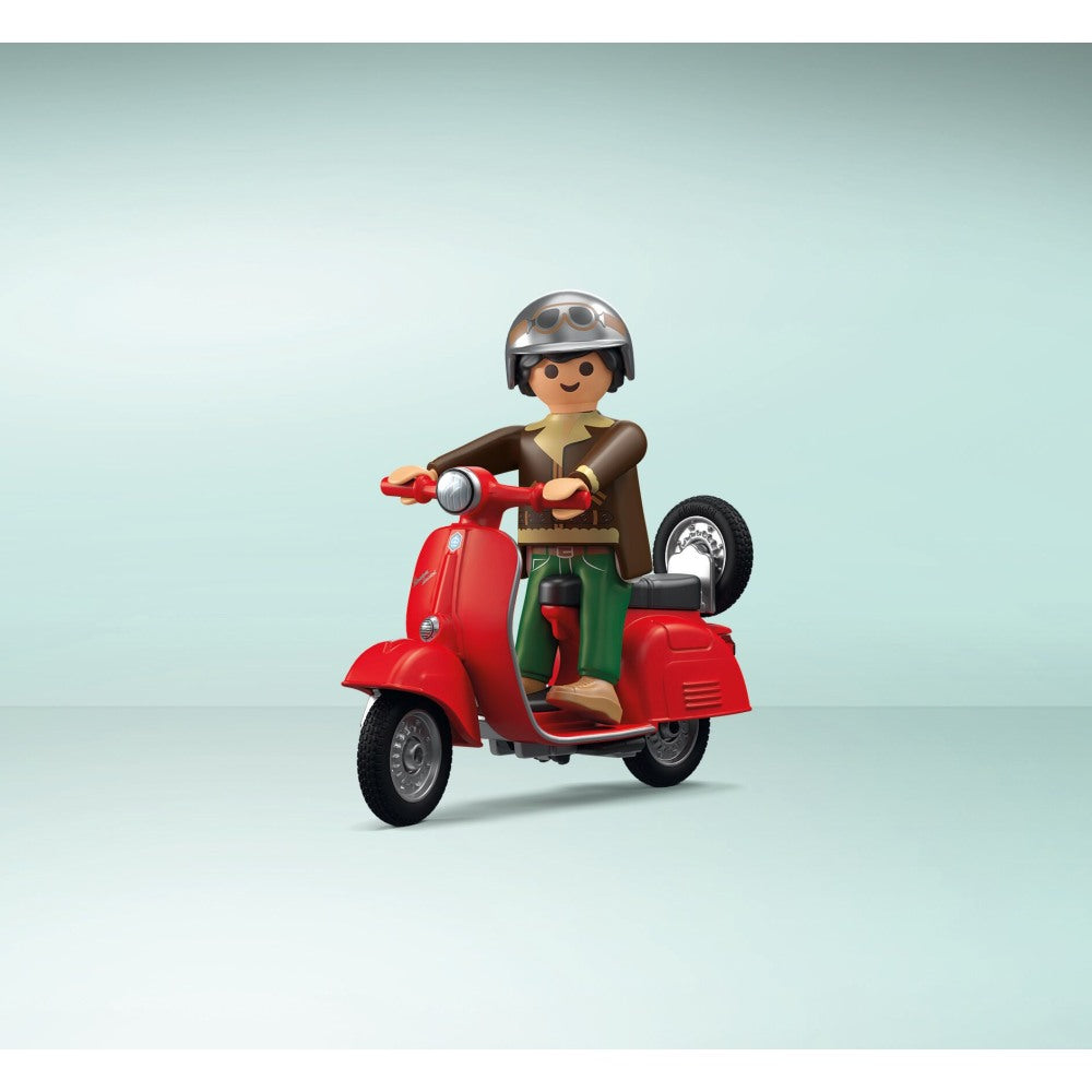PLAYMOBIL - ATELIER CU VESPA ROSIE - PLAYMOBIL VESPA (PM71620)