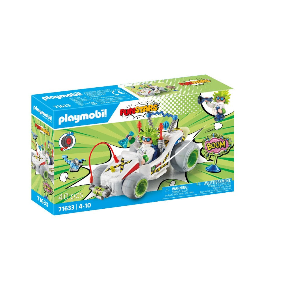 PLAYMOBIL - KART PULLBACK PROFESOR - PLAYMOBIL CRAZY KARTS (PM71633)