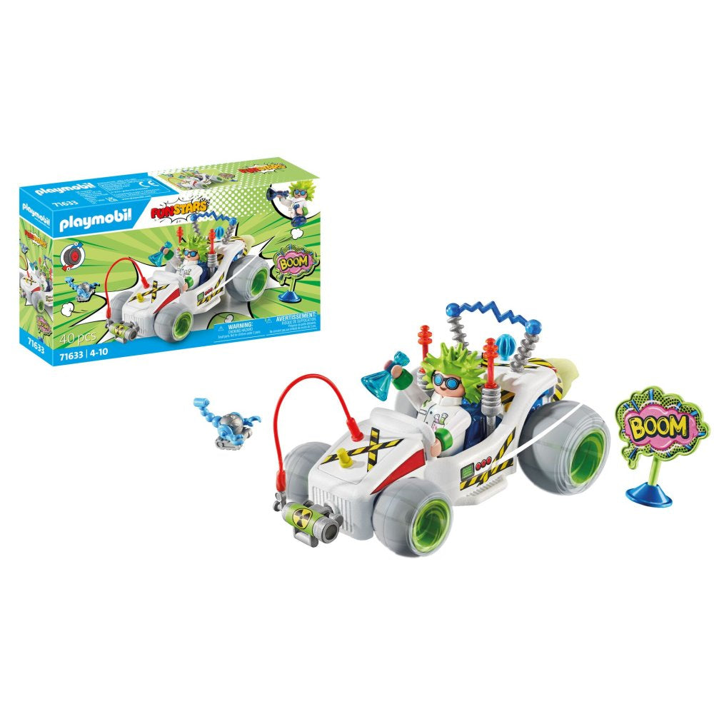 PLAYMOBIL - KART PULLBACK PROFESOR - PLAYMOBIL CRAZY KARTS (PM71633)