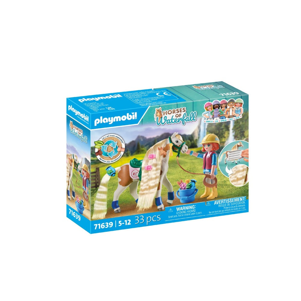 PLAYMOBIL - ELLIE SI CAL CU PAR - PLAYMOBIL HORSES OF WATERFALL (PM71639)