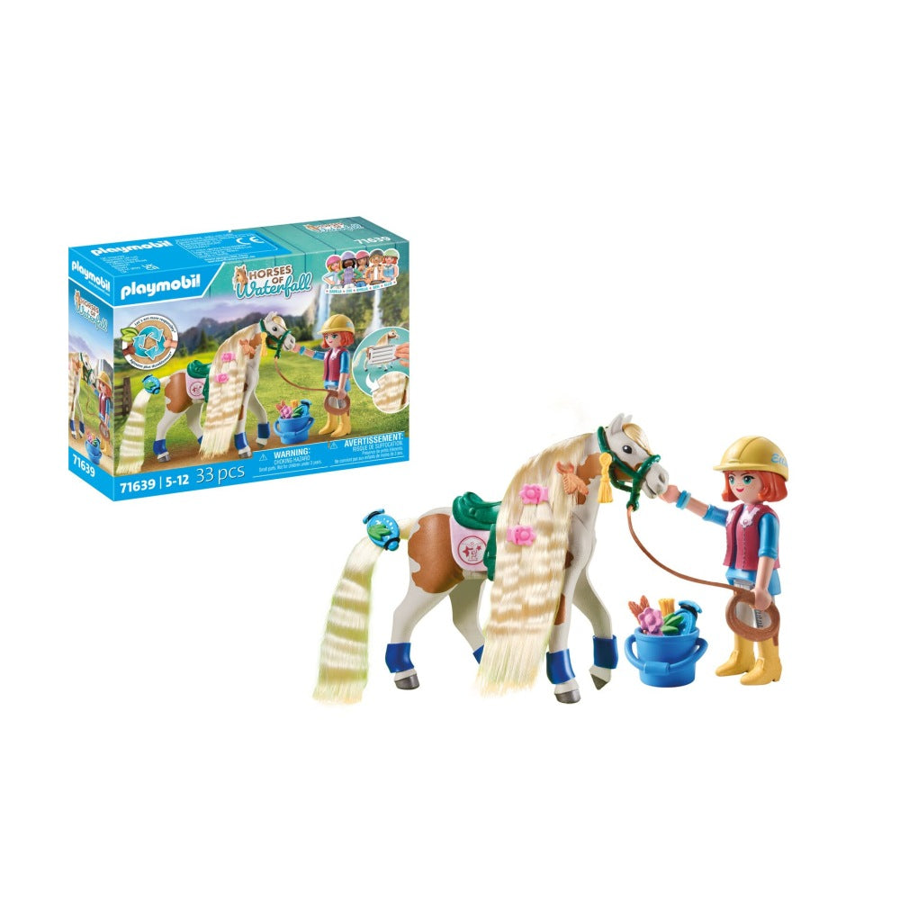 PLAYMOBIL - ELLIE SI CAL CU PAR - PLAYMOBIL HORSES OF WATERFALL (PM71639)