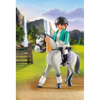 PLAYMOBIL - HORSE WITH FIGURINE - PLAYMOBIL HORSES OF WATERFALL (PM71641)