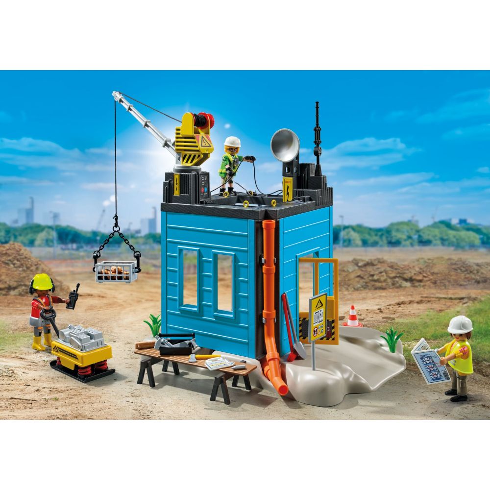 PLAYMOBIL - PROMO PACK CONSTRUCTION SITE - PLAYMOBIL ACTION HEROS (PM71650)