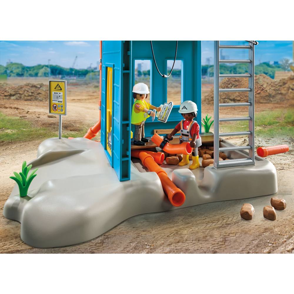 PLAYMOBIL - PROMO PACK CONSTRUCTION SITE - PLAYMOBIL ACTION HEROS (PM71650)