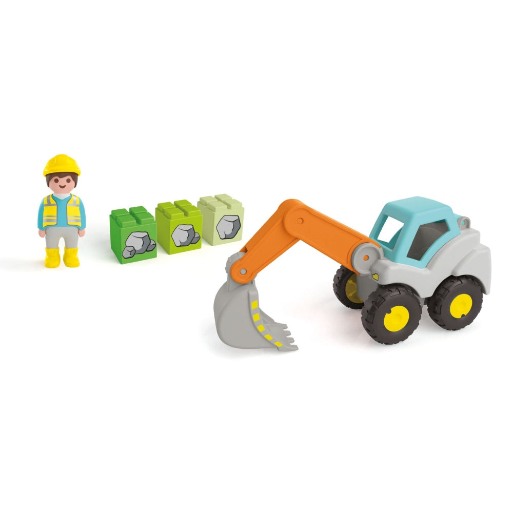 PLAYMOBIL JUNIOR - EXCAVATOR CU BRAT MOBIL - PLAYMOBIL JUNIOR (PM71684)