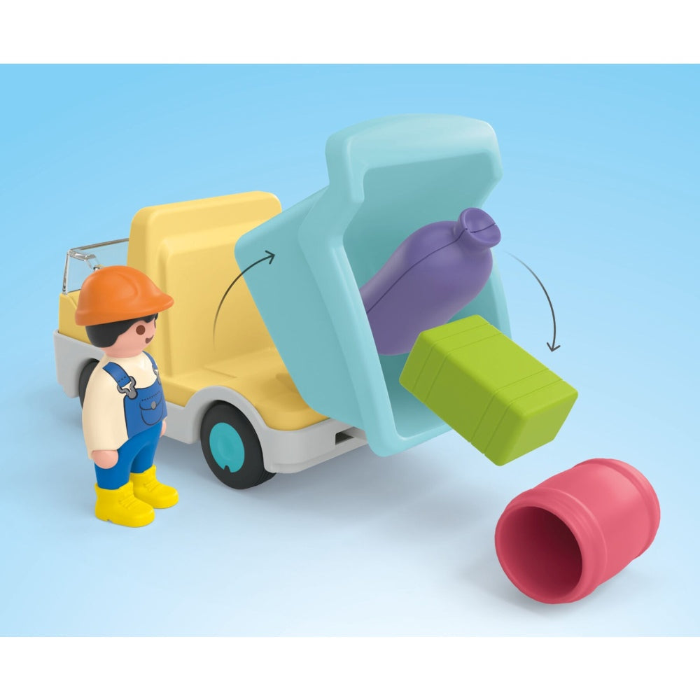 PLAYMOBIL JUNIOR - CAMION CU GARAJ DE SORTARE - PLAYMOBIL JUNIOR (PM71686)