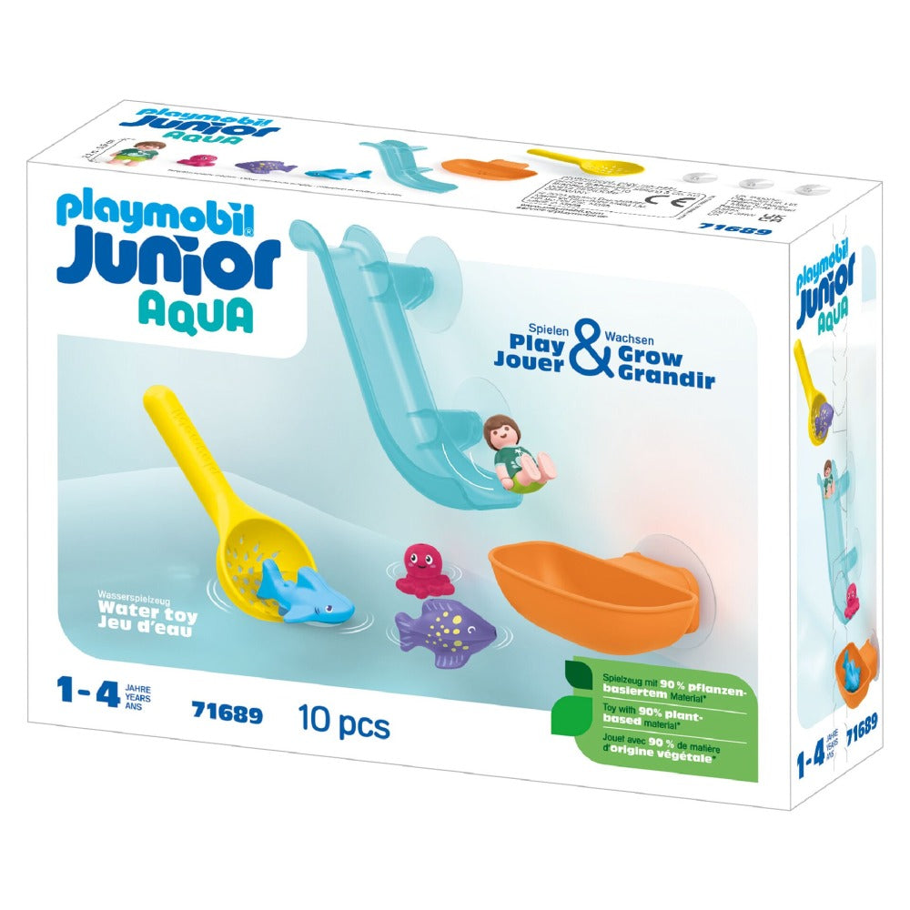 PLAYMOBIL JUNIOR AQUA - TOBOGAN DE APA SI ANIMALUTE - PLAYMOBIL JUNIOR AQUA (PM71689)