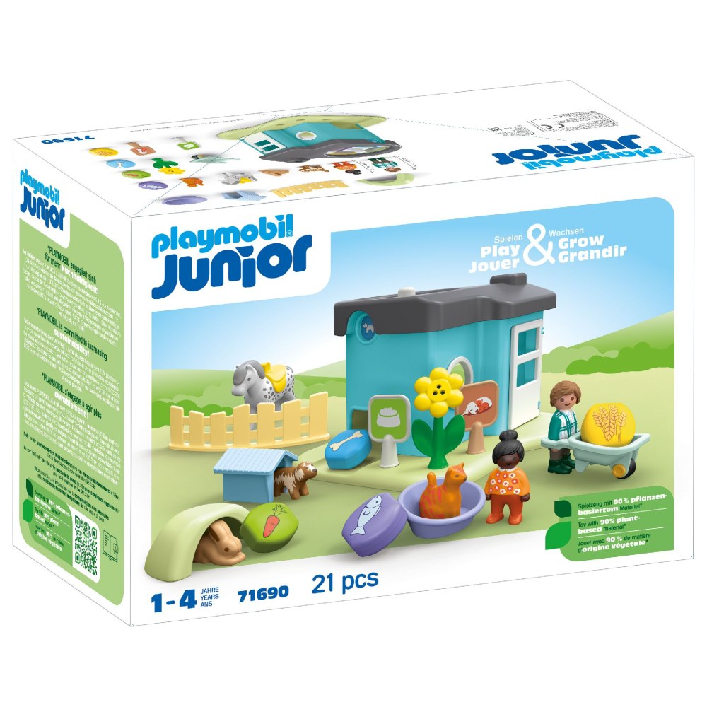 PLAYMOBIL JUNIOR - CUSTI PENTRU ANIMALE - PLAYMOBIL JUNIOR (PM71690)