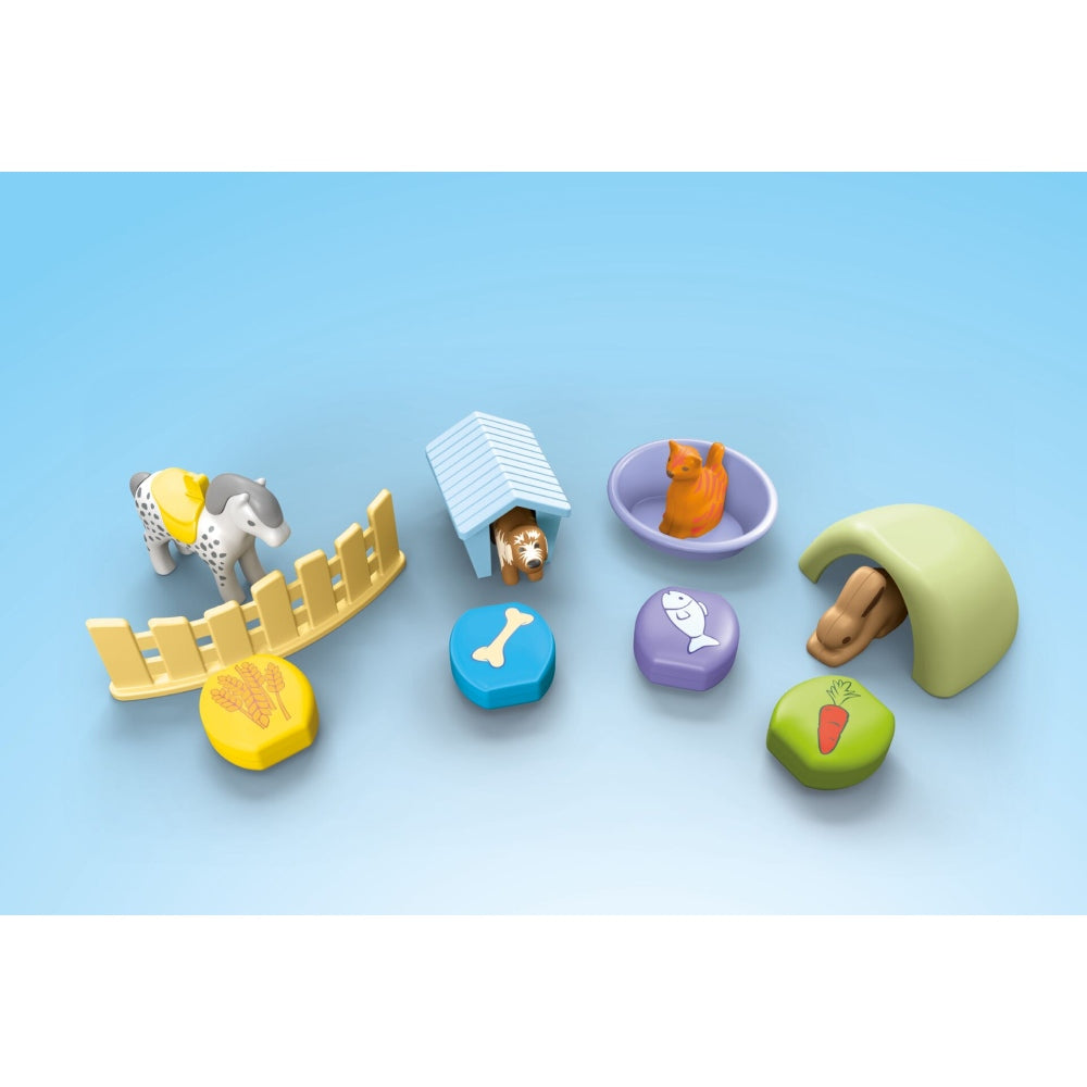 PLAYMOBIL JUNIOR - CUSTI PENTRU ANIMALE - PLAYMOBIL JUNIOR (PM71690)