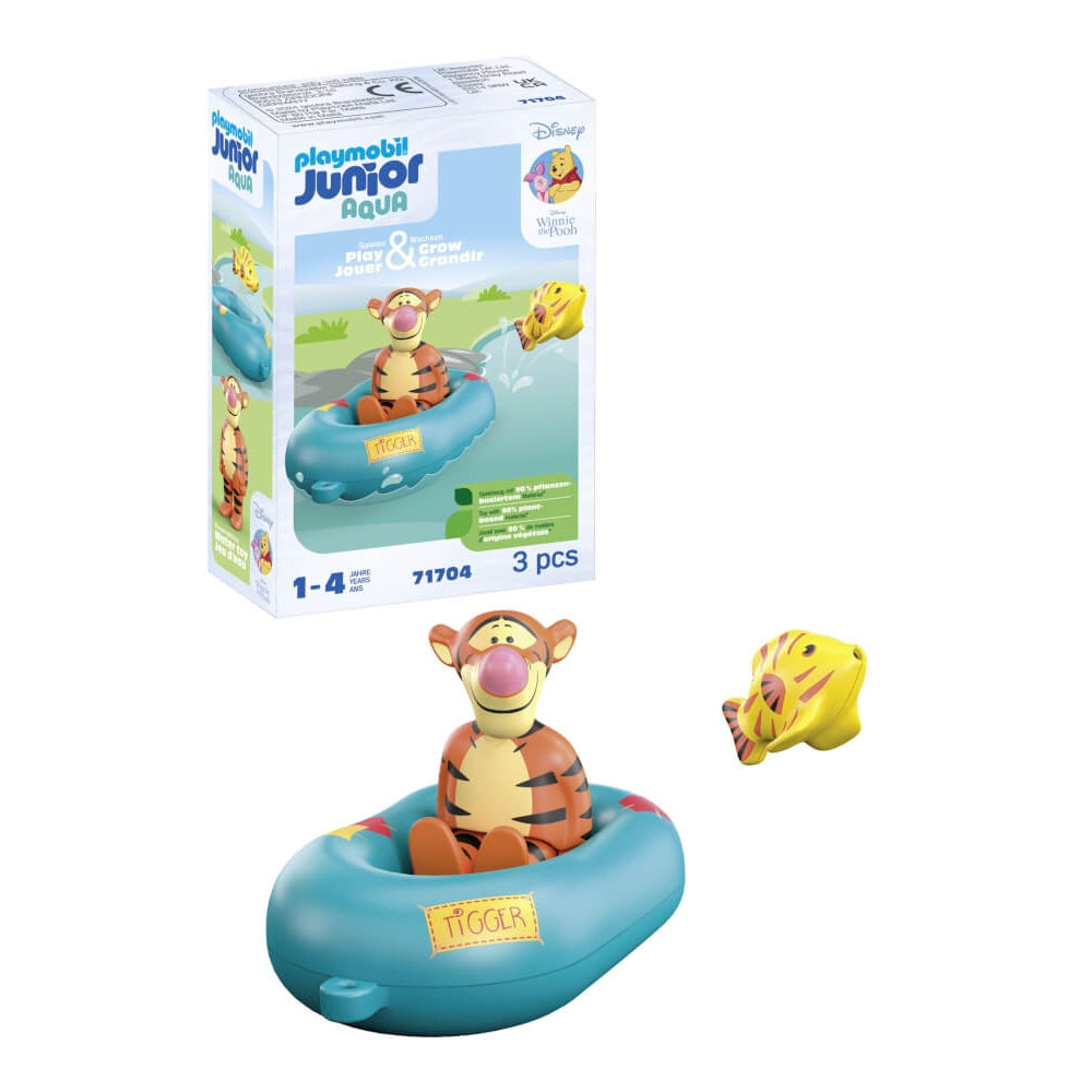 TIGGER'S INFLATABLE BOAT RIDE - PLAYMOBIL JUNIOR AQUA &amp; DISNEY (PM71704)