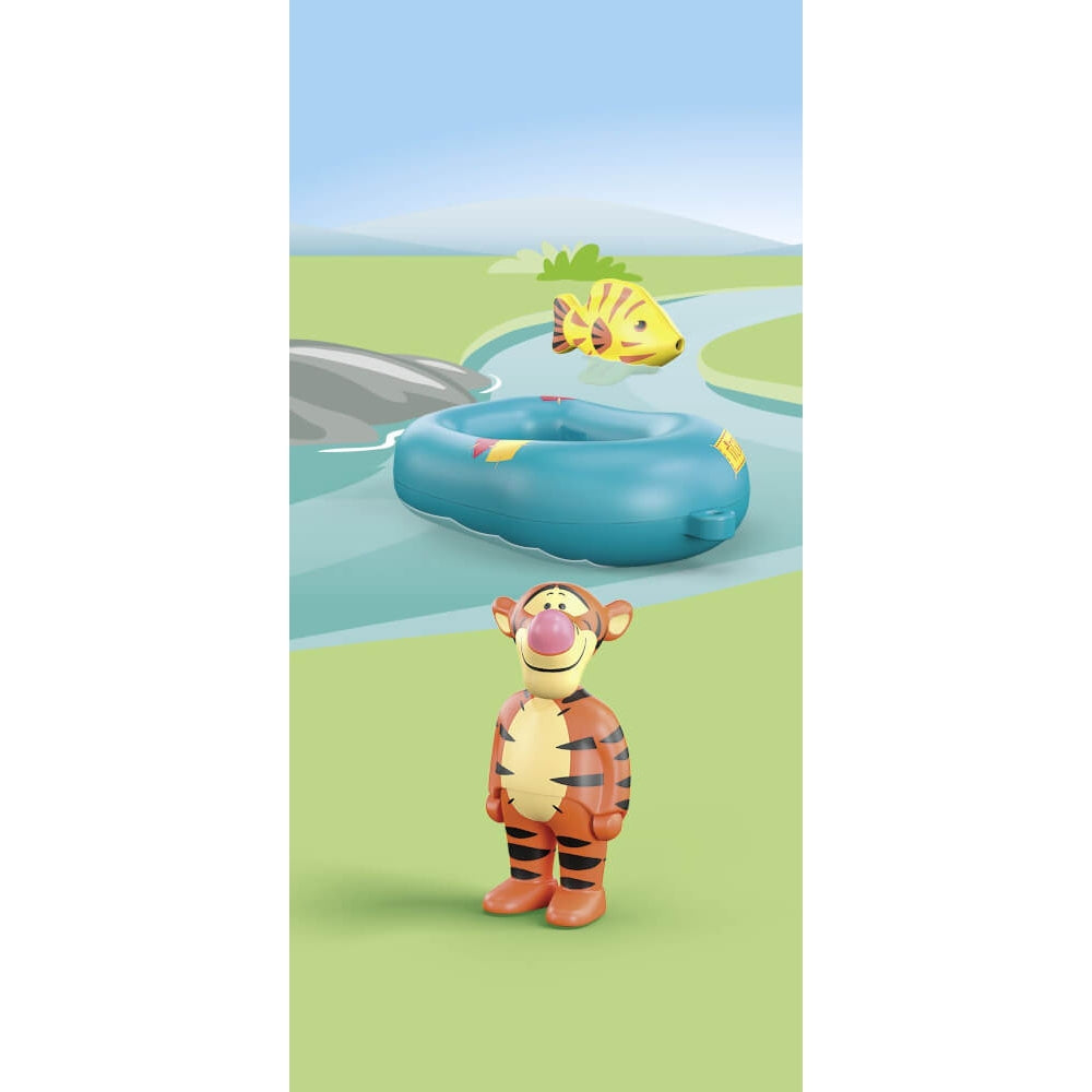 TIGGER'S INFLATABLE BOAT RIDE - PLAYMOBIL JUNIOR AQUA &amp; DISNEY (PM71704)