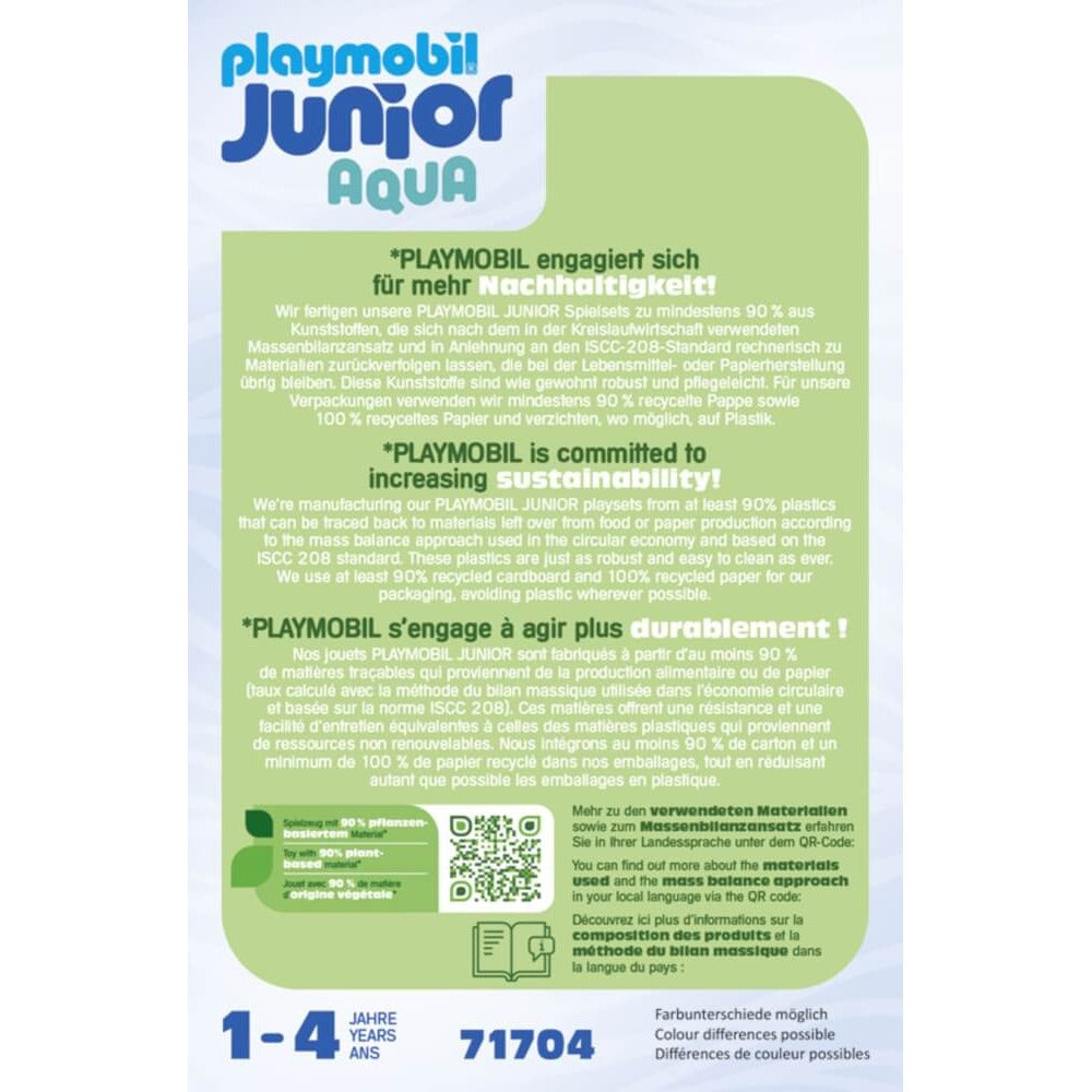 TIGGER'S INFLATABLE BOAT RIDE - PLAYMOBIL JUNIOR AQUA &amp; DISNEY (PM71704)