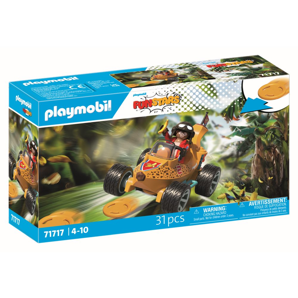 JUCARIE DE ROL CURSA CU BANANA - PLAYMOBIL ACTION HEROES (PM71717)