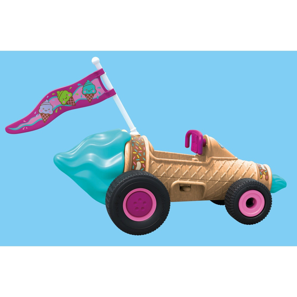 JUCARIE DE ROL CURSA CU CORNETUL DE INGHETATA - PLAYMOBIL ACTION HEROES (PM71718)