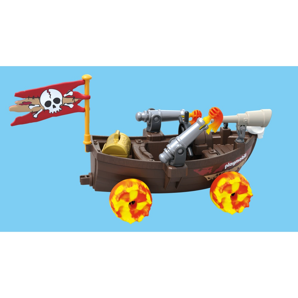 JUCARIE DE ROL CURSA CU BARCA PIRATILOR - PLAYMOBIL ACTION HEROES (PM71720)
