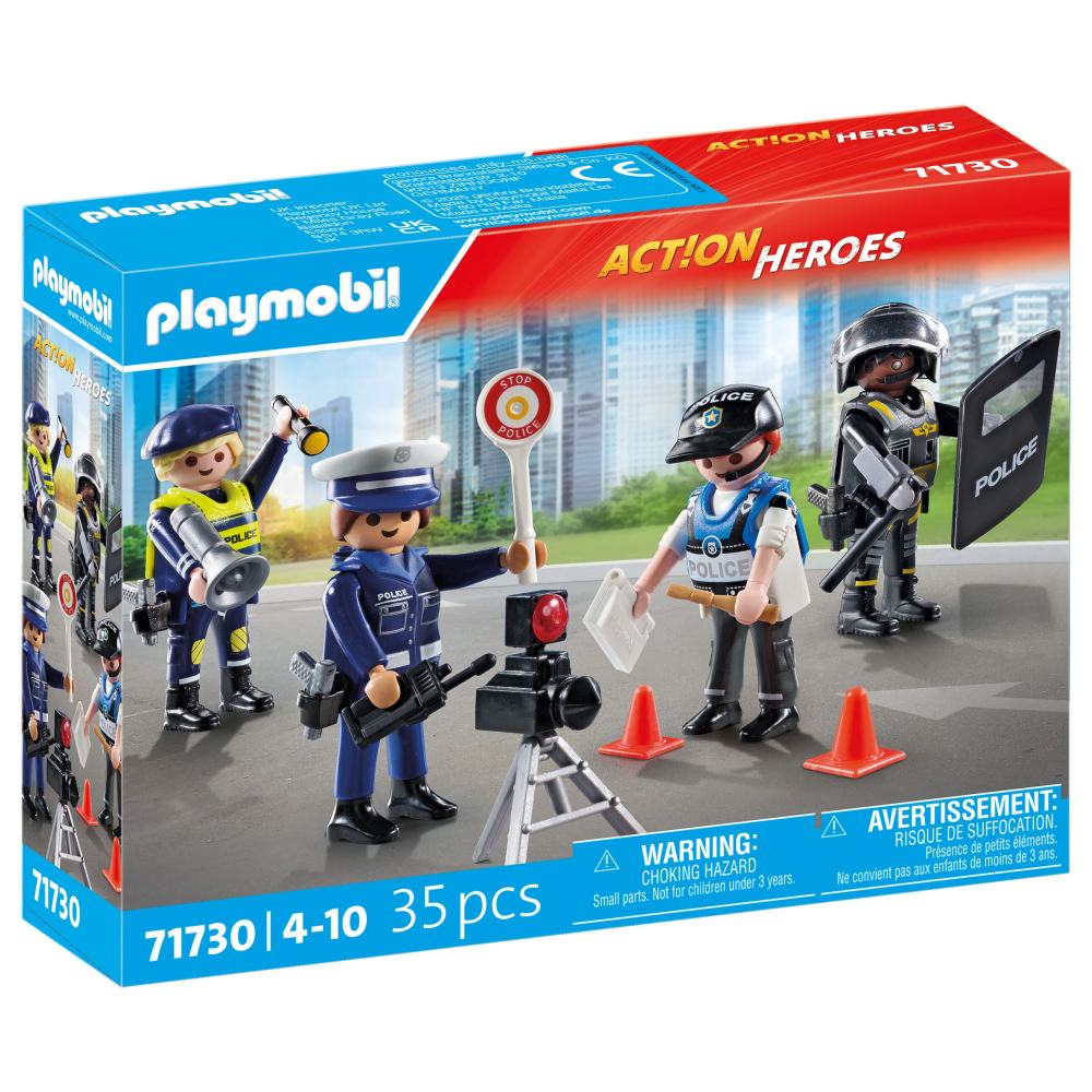 SET FIGURINE POLITISTI PLAYMOBIL - PLAYMOBIL ACTION HEROES  (PM71730)