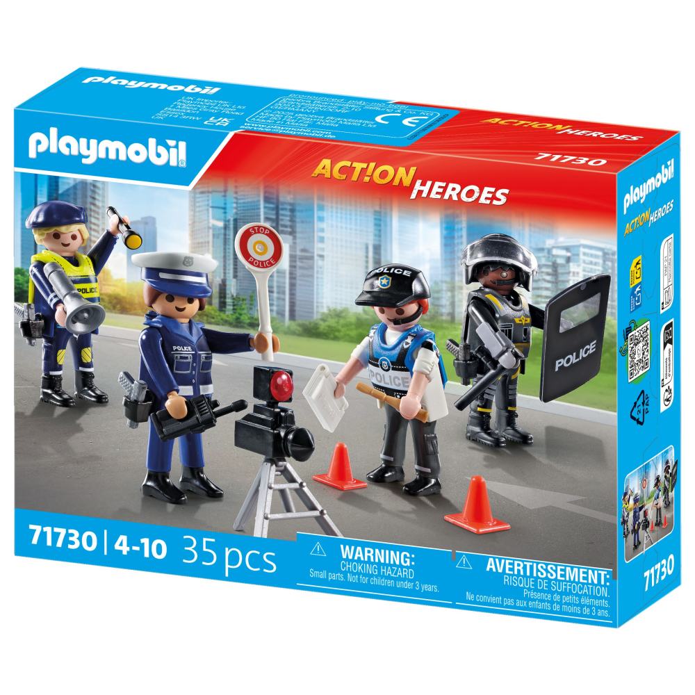 SET FIGURINE POLITISTI PLAYMOBIL - PLAYMOBIL ACTION HEROES  (PM71730)