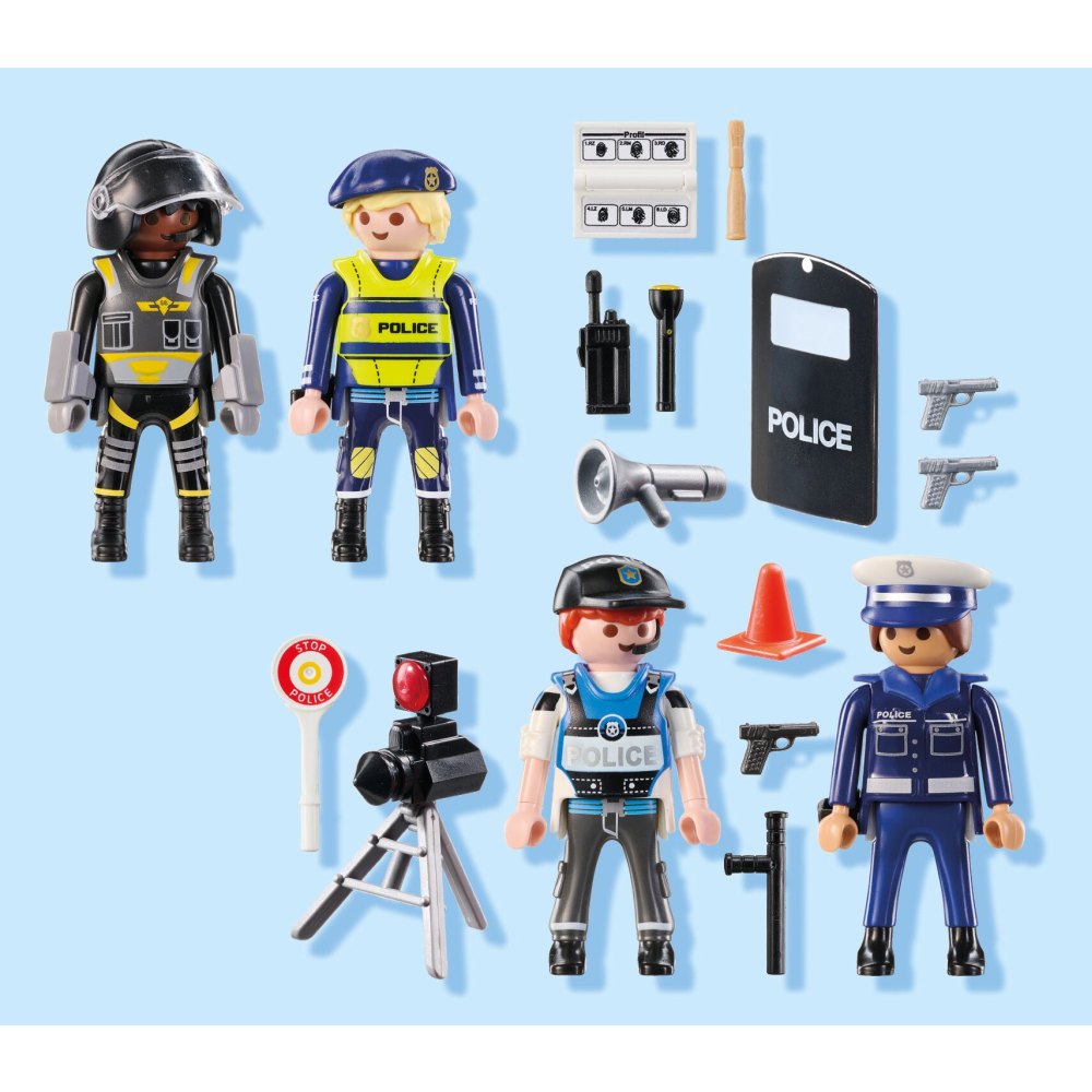 SET FIGURINE POLITISTI PLAYMOBIL - PLAYMOBIL ACTION HEROES  (PM71730)