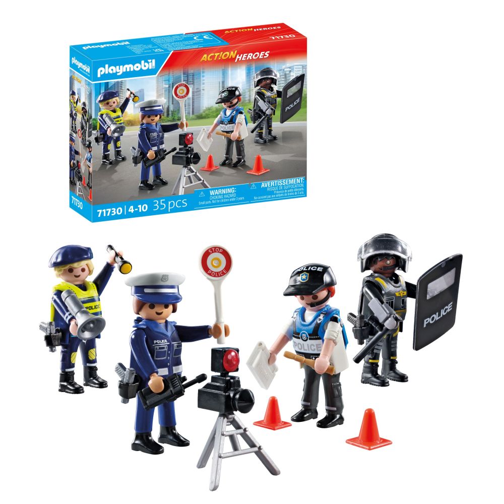 SET FIGURINE POLITISTI PLAYMOBIL - PLAYMOBIL ACTION HEROES  (PM71730)