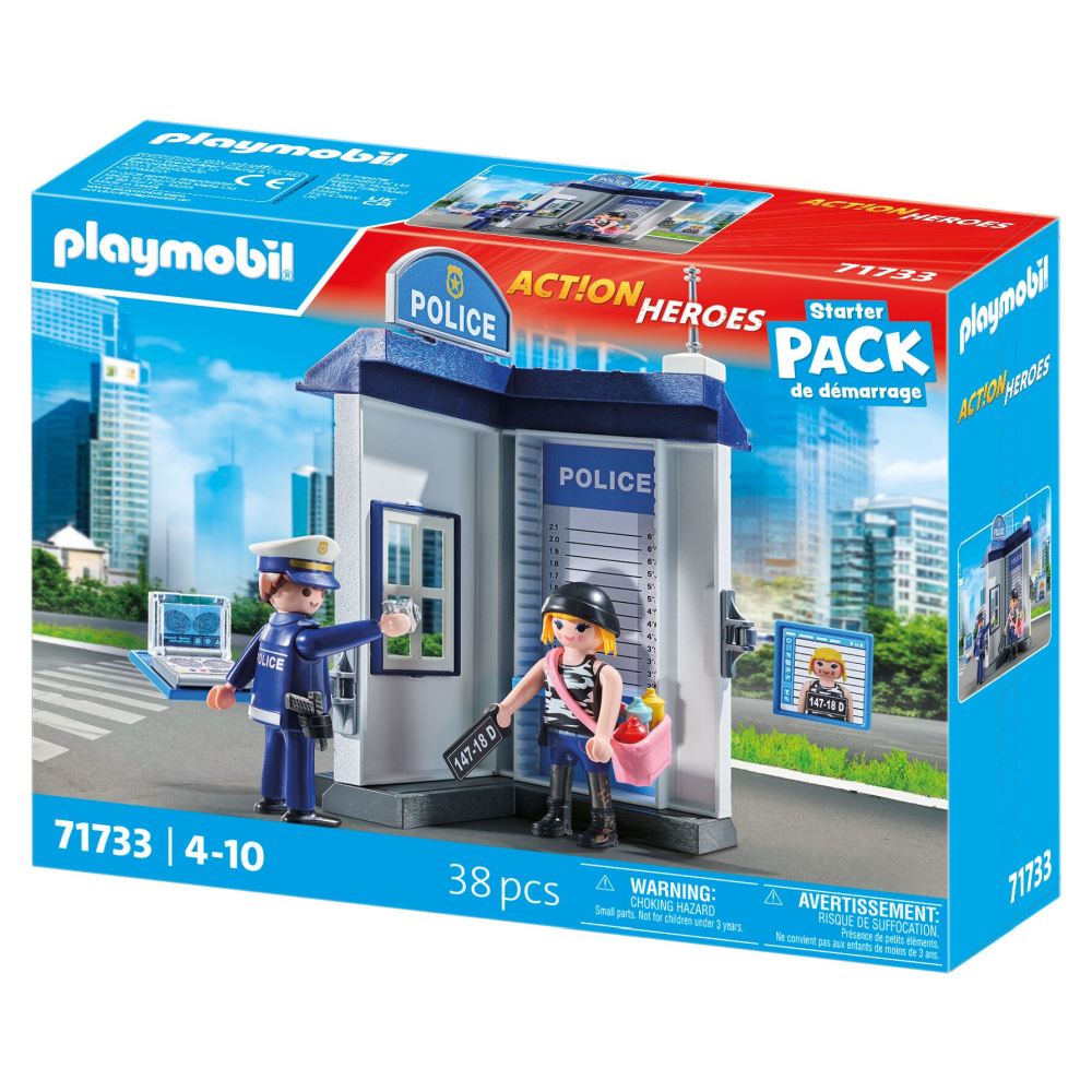 SET STARTER CAMERA DE INTEROGATORIU - PLAYMOBIL ACTION HEROES  (PM71733)