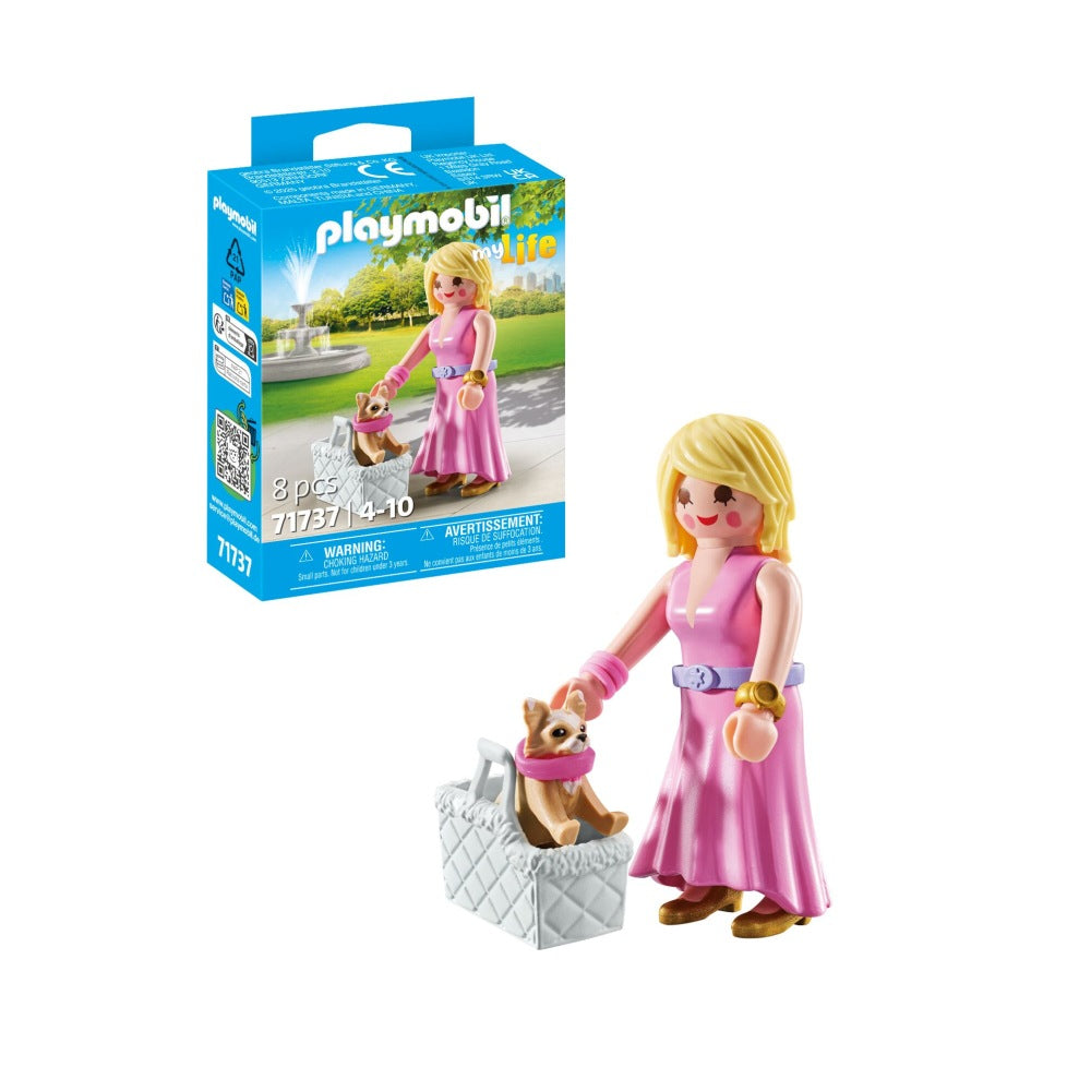 FIGURINA TRENDY CU ANIMALUT DE COLECTIE CAINE CHIHUAHUA - PLAYMOBIL MY LIFE  (PM71737)